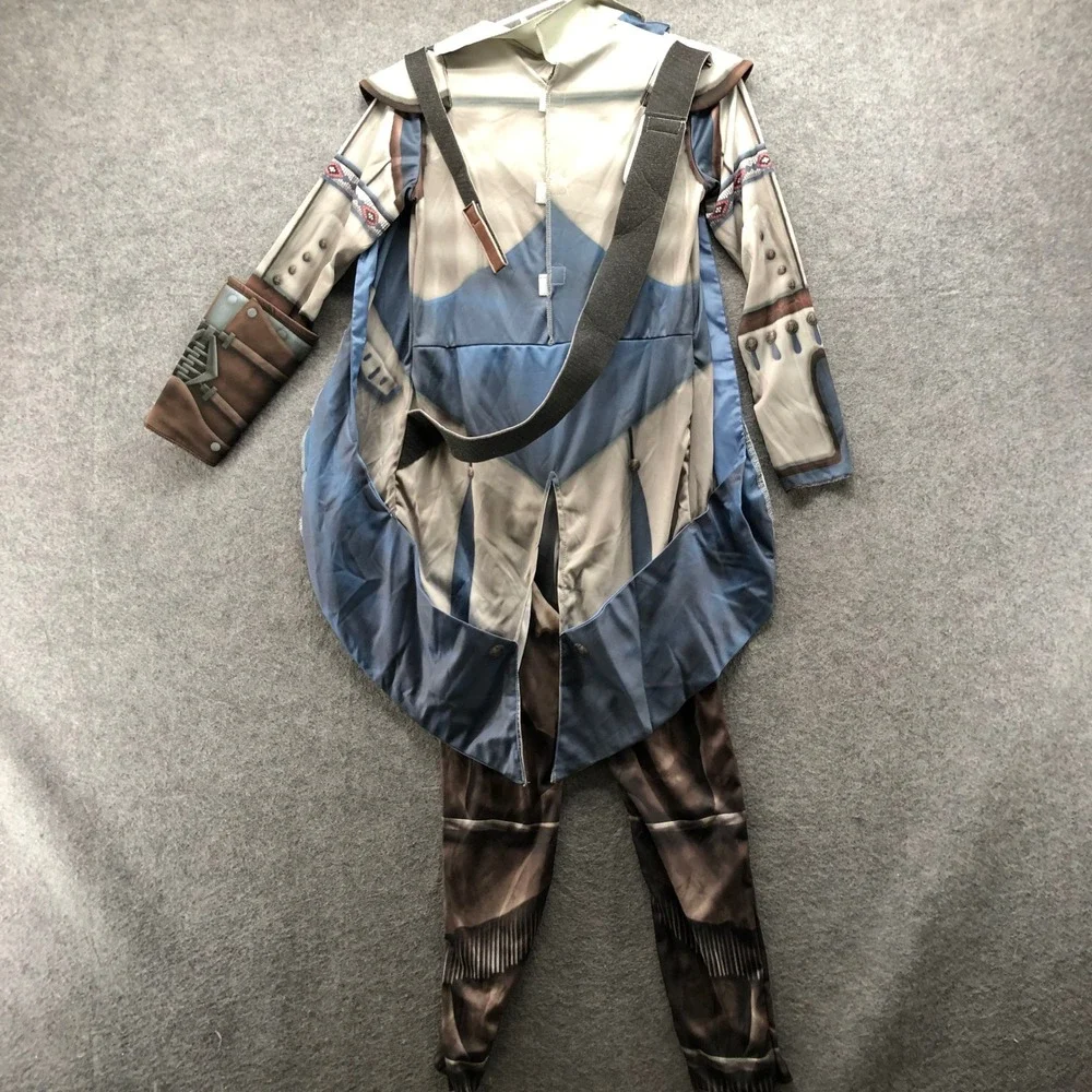 Assassin's Creed III Remastered Connor Boys Costume Medium 8-10 Blue White Gray